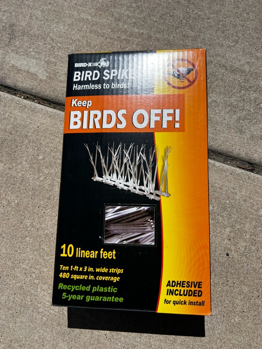 NWT Bird-X Plastic Bird Spikes Kit - Picture 2 of 7